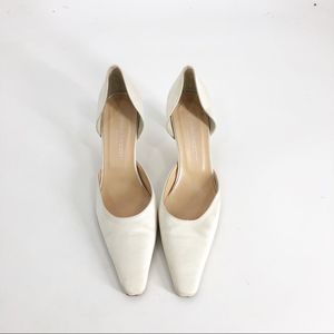 James Ciccotti Satin Heels Sz 38.5/8.5